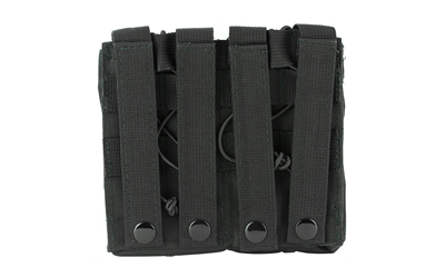 NcSTAR Double AR Magazine Pouch, Nylon, Black, MOLLE Straps for Attachment, Fits Two AR Style Magazines — photo 2
