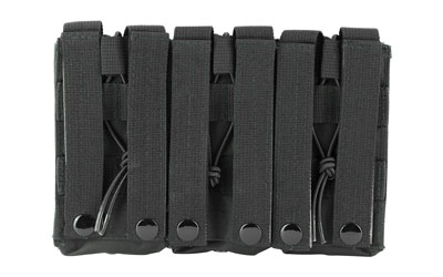 NcSTAR Triple AR Magazine Pouch, Nylon, Black, MOLLE Straps for Attachment, Fits Three AR Style Magazines — photo 2