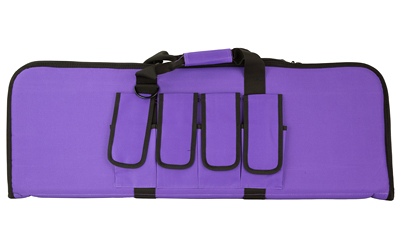 NcSTAR Carbine Case, Purple, 36"x13", 4 External Magazine Pouches, PVC Construction