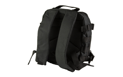 NcSTAR Every Day Pack, Backpack, 12.5"x11.5"x3" Main Compartment, Black, Two Small Compartments with Four Cinch Straps, Molle Webbing — photo 2