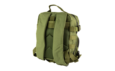 NcSTAR Every Day Pack, Backpack, 12.5"x11.5"x3" Main Compartment, Green, Two Small Compartments with Four Cinch Straps, Molle Webbing — photo 2