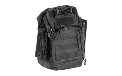 NcSTAR First Responder Utility Bag, Nylon, Black, MOLLE / PALS Webbing, Rear Concealed Carry Pocket, Shoulder Strap