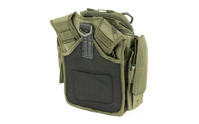 NcSTAR First Responder Utility Bag, Nylon, Green, MOLLE / PALS Webbing, Rear Concealed Carry Pocket, Shoulder Strap — photo 2