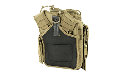 NcSTAR First Responder Utility Bag, Nylon, Tan, MOLLE / PALS Webbing, Rear Concealed Carry Pocket, Shoulder Strap — photo 2