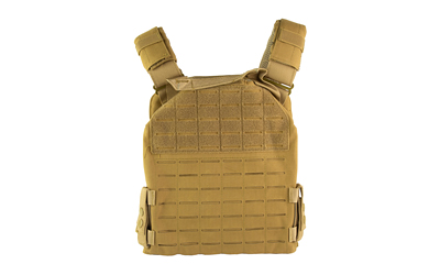 NcSTAR Laser Cut Plate Carrier, Tan, Size Medium-2XL, Laser Cut MOLLE Slots, Kangaroo Pouch, Fits 10"x12" Hard Plates — photo 2