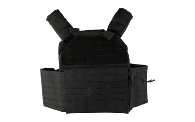 NcSTAR Quick Release Laser Cut Plate Carrier, Black, Size Medium-2XL, Quick Release Metal Buckles at Shoulders and Sides — photo 2