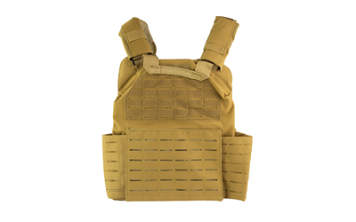 NcSTAR Quick Release Laser Cut Plate Carrier, Tan, Size 2XL, Quick Release Metal Buckles at Shoulders and Sides — photo 2