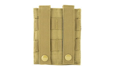 NcSTAR Double Pistol Magazine Pouch, Nylon, Tan, MOLLE Straps for Attachment, Fits Two Standard Capacity Double Stack Magazines — photo 2