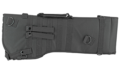 NcSTAR Rifle Scabbard, Black, Nylon, 22" Length, Six Metal D-Ring locations, Includes Padded Shoulder Sling — photo 2