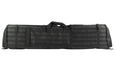 NcSTAR Rifle Case Shooting Mat, 48" Rifle Case, Unfolds to 66" Shooter's Mat, Nylon, Black, Exterior PALS Webbing, Includes Backpack Shoulder Straps — photo 2