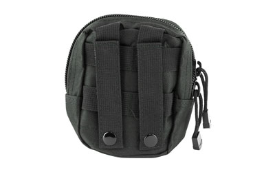 NcSTAR Small Utility Pouch, Nylon, Black, MOLLE Straps for Attachment, Zippered Compartment — photo 2