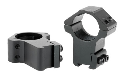 NcSTAR 3/8" Dovetail Rings, Supports 1" Scope Tubes , Black, 2 Piece, Fits on 3/8" Dovetail Rails — photo 2