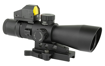 NcSTAR 3-9X42 Scope with Micro Dot, 3-9X Magnification, 42mm Objective Lens, Black, 3 MOA Red Dot, Fits Weaver/ Picatinny Rails — photo 2