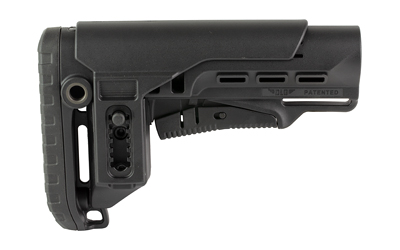 NcSTAR Tactical Stock with Cheek Riser, Fits AR-15 with Mil Spec Buffer Tube, Matte Finish, Black — photo 2