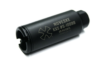 Noveske KX5, Flash Suppressor, 7.62 NATO, Fits AR-10, 5/8X24 Thread Pitch, Nitride Finish, Black, Includes Crush Washer — photo 2