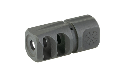 Noveske Muzzle Brake, 5.56 NATO, Fits AR, 1/2X28 Thread Pitch, Matte Finish, Black, Two Port, Noveske Cross Engraved — photo 3
