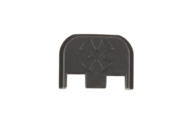Noveske End Plate, DLC Finish, Black, Noveske Cross Logo, Fits All Glock Generations