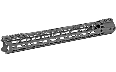 Odin Works O2 Lite Forend, 17.5", Black, M-LOK, Fits AR-10