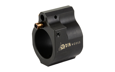 Odin Works Adjustable Low Profile Gas Block, Fits .875" Diameter Barrels, Nitride Finish, Black