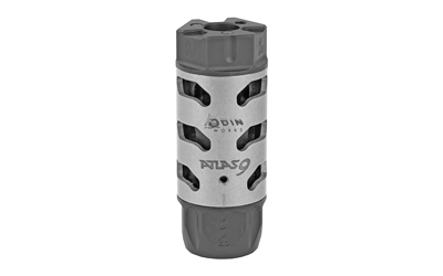 Odin Works Atlas 9, Muzzle Brake, 9MM, 1/2X28 Threaded, Stainless Steel