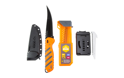 Outdoor Edge Razor HTX, Fixed Blade Knife, Plain Edge, 3.5" Blade Length, Includes (3) Drop Point Blades, (2) Black Bone Blades, (1) Gutting Blade — photo 4
