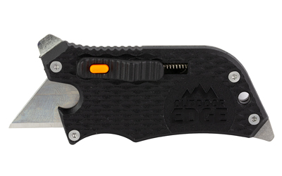 Outdoor Edge SLIDEWINDER, Folding Knife, Plain Edge, .75" Blade Length, 420J2 Stainless Steel, Black — photo 2