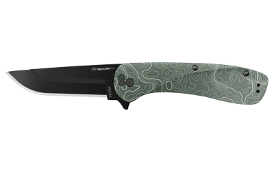 Outdoor Edge Razor VX1, Folding Knife, Plain Edge, 3" Blade Length, 7.3" Overall Length, 420J2 Stainless Steel