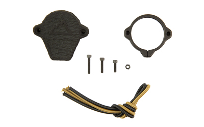 One Hundred Concepts Ruggedized LightCap, Light Cover, Fits Cloud Defense Rein 3.0 or Similar, Matte Finish, Black, 33MM, Includes ShockCollar