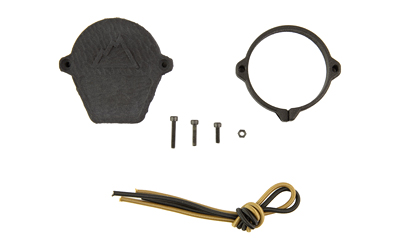 One Hundred Concepts Ruggedized Rear ScopeCap, Lens Cover, Fits 44.5-46.5mm Rear Optics, Matte Finish, Black, Includes ShockCollar