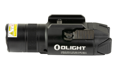Olight Baldr Pro, Rechargeable Weapon Mounted Light with Laser, Fits Picatinny, Strobe Mode, Green Laser, 1,350 Lumens, Black — photo 3