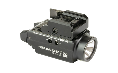 Olight Baldr S, Rechargeable Weapon Mounted Light with Laser, Slide Rail Mount, Fits Picatinny, Green Laser, 800 Lumens, Black — photo 2