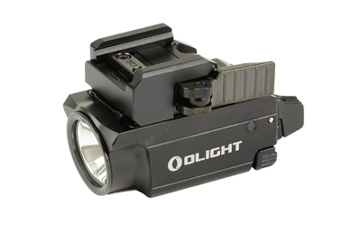Olight Baldr Mini, Rechargeable Weapon Mounted Light with Laser, Slide Rail Mount, Fits Picatinny, Green Laser, 600 Lumens, Black