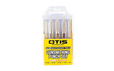 Otis Technology Pro Plus, Gunsmithing Punch Set, Brass, 5 Piece
