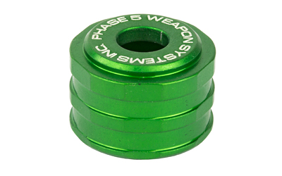 Phase 5 Weapon Systems Low Drag, High Visibility Magazine Follower, Green, Made From Precision Machined 7075-T6 Aluminum, Fits Benelli M2 & M4