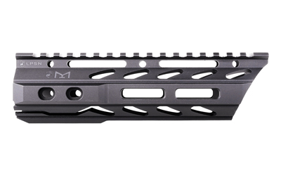 Phase 5 Weapon Systems Lo-Pro Slope Nose Free Float MLOK Rail, 7.5", Black Finish, Steel Barrel Nut and Mounting Hardware Included