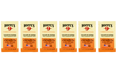 Hoppe's Lead Be Gone, Wipes, 6 Count