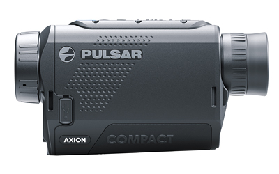 Pulsar Axion XQ19 Compact, Thermal Imaging Monocular, 1.5-6X Magnification, 19mm Objective, Matte Finish, Black