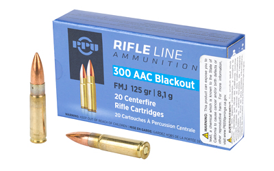 Prvi Partizan Rifle, 300 Blackout, 125 Grain, Full Metal Jacket, 20 Round Box