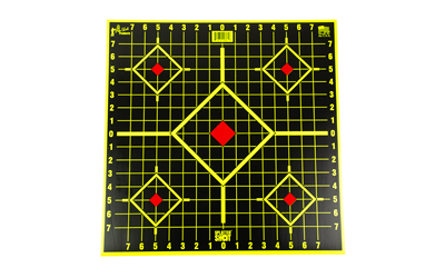 Pro-Shot Products Splatter Shot Sight In, Long Range, 17.75"x17.75", 5 Pack, Green/Black — photo 2