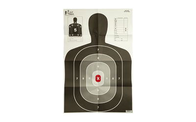 Pro-Shot Products Silhouette Target-Pro B27, 23"x35", 5 Pack, Gray/Black — photo 2