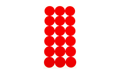 Pro-Shot Products Splatter Shot, 1" Repair Pasters, Adhesive Target,, 216 Roll, Black/Red — photo 2