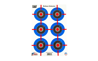 Pro-Shot Products Splatter Shot, Multi-Bullseye, 12"x18", 8 Pack, Multi Color — photo 2