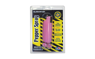 PS Products Eliminator, Pepper Spray, .5oz, with Pink Hard Case, Aerosol Can