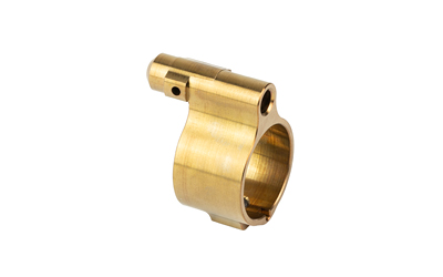 Q Adjustable Gas Block, Fits Honey Badger, Gold — photo 2