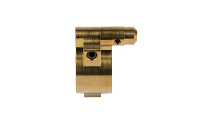 Q Adjustable Gas Block, Fits Honey Badger, Gold — photo 3