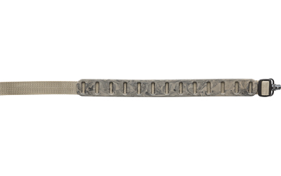 Quake Claw Slimline, 2 Point Rifle Sling, Sand Camo, Includes QD Flush Cup Swivels