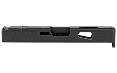 Rival Arms Match Grade Upgrade Slide, Fits Glock 19 Gen 3, RMR Cut Ready, Front and Rear Serrations, Satin Black Quench-Polish-Quench (QPQ) Finish — photo 2