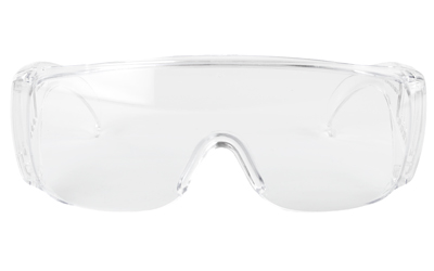 Radians Coveralls, Clear, Fits Over Prescription Glasses