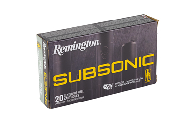 Remington Subsonic, 308 Winchester, 205 Grain, Subsonic Bonded Hollow Point, 20 Round Box — photo 2