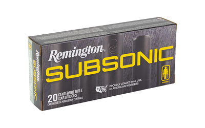 Remington Subsonic, 45-70 Government, 300 Grain, Subsonic Bonded Hollow Point, 20 Round Box — photo 2